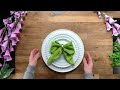 Dinner NAPKIN FOLDING with RINGS: Easy ORCHID ✣ BOW ✣ FAN Tutorial for STUNNING TABLE SETTINGS.