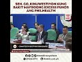 Sen. Bong Go, kinuwestiyon kung bakit mayroong excess funds ang PhilHeath