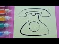Sand Painting Telephone| Learn Colors |studying English for kids|Video for Kids |PINK GIRL
