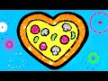 Glitter Toy Tooth & Toothbrush coloring and drawing for Kids, Toddlers Кис Кис