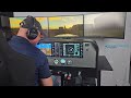 Immersive Cessna 172 G1000 Home Flight Simulator Demo | KDAB to KSFB
