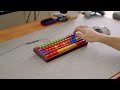 TGR Singa Unikorn - Popu Switches on Half CF Plate | GMK Handarbeit