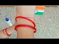 Flag crafting l Indian flag crafting l Independence day crafting l Unique Flag making for kids
