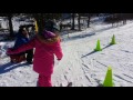 First ever ski day. Pico mountain,  Vermont,  20 February 2017, video 2