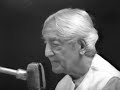 We are attached to so many things | J. Krishnamurti