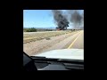 6/29/2024 - Minivan on fire on US-95 outside of Searchlight, NV