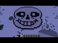 Sans (UNDERTALE) Pixel Art | Minecraft Pixel Art #1