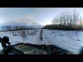 360° Video - 80+ km/h on snow pack in Fort McMurray on Polaris Sportsman XP1000