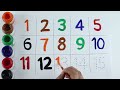 Counting Numbers | write and read numbers | 123 learning for kids | 1-15  | 123 counting for kids