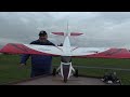 GIANT 2m balsa Turbo Timber SWS BNF 6S power Maiden flight