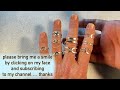 Making three basic silver rings for beginners and showing a few variations on a theme.