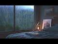 🍃[Relaxation Music]Relaxing Rainy Night|🎵 Music to relax/focus/study/concentration/sleep/meditation