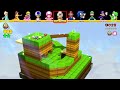 Super Mario 3D World Ten(10) Characters Time's up Death animation in game