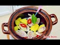 Extremely Hot 🤯 Cooking Miniature Best Korean Grilled Octopus Satay Spicy Recipe | Sunny Mini Food