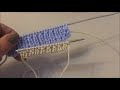 Triko Lastik Başlama Hazır Lastik yapımı İtalyan Tipi Lastik #knitting #ribs