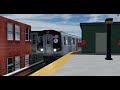 Railfanning Myrtle Ave Lines | M/J/Q Trains | Roblox