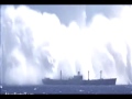 Underwater bomb detonation