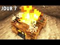 J'ai survécu 100 jours dans une BORDURE 1x1 EN EXPANSION sur Minecraft Hardcore !