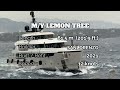 LEMON TREE Superyacht Docking with PIACERE Departing & loosing one fender on the way-out