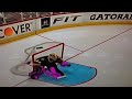 NHL 15 EASHL Bacon Slapshot on a human goalie