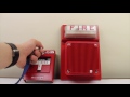 Simplex 4903-9101 w/ 2902-9732 (LifeAlarm Speaker) Fire Alarm Overview/Test