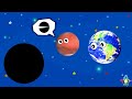 What is Black Hole in SPACE for BABY | Funny Planet video for kids | My first Planet for children