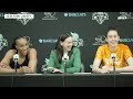 Sandy Brondello, Breanna Stewart and Kayla Thornton on Liberty's best start in team's history| SNY