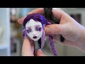 Revamping Old Dolls ✨ Spectra Monster High | Doll repaint and customisation [relaxing]