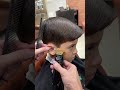 Como cortar cabelo social todo na tesoura  com técnicas de pente corrido