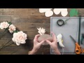 How To Make a Paper Rose with Frosted Paper