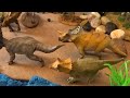 Prehistoric Dinosaur Figures Diorama - Learn Dinosaur Names