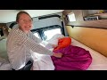 FULL VAN TOUR! | Our permanent OFF GRID, tiny home on wheels | Ford Transit converted for van life!