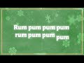 Andy Williams - The Little Drummer Boy (Official Lyric Video)