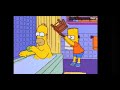 Bart hits homer with a chair and he turns into a ps2