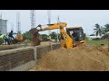 JCB Backhoe loader/JCB 3DX eco excellence/ home foundation mud filling/ #constructionequipment #Jcb