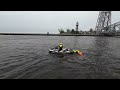 The  1004' Edwin H Gott arrives Duluth and the Duluth Fire Department does Water Rescue Training !