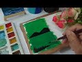 4 Easy Watercolor painting//Watercolour Painting ideas /Step by step painting tutorial for beginners
