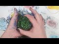 Painted DIY Fiber Soap Crushing. ASMR  Super crunchy soap ideas