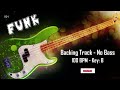 Funk Backing Track - No Bass - Backing track for bass. Bm 100 bpm.