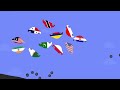 Infection Car Race - Countries that watch my videos the most in June 2024 - Algodoo