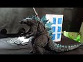 The attack of Godzilla, stop motion