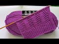 HERMOSO PATRÓN TEJIDO A DOS AGUJAS o palitos ,crochet | TEJIDOS SAMANTHA 💗 #tejer #knitting #tejido