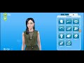 My first gaming video ever! Playing Sims Freeplay