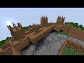 I built a DIRT castle in Minecraft