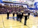 LD Bell Step Team at the pep rally