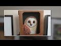 Making a 3D Barn Owl Picture with Polymer Clay