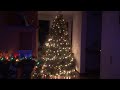 My Christmas lights on my living room and my Christmas tree!😄🤩 Las luces de navidad y mi árbol!