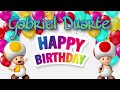 Happy Birthday Shoutout - Gabriel Duarte