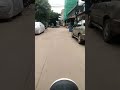 Watch the video of riding a motorbike in the village