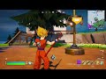 Goku Saves Earth once again: (No Commentary) Fortnite Battle Royale